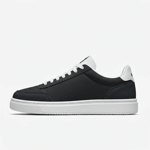 Kinetic Pulse black side profile sneaker