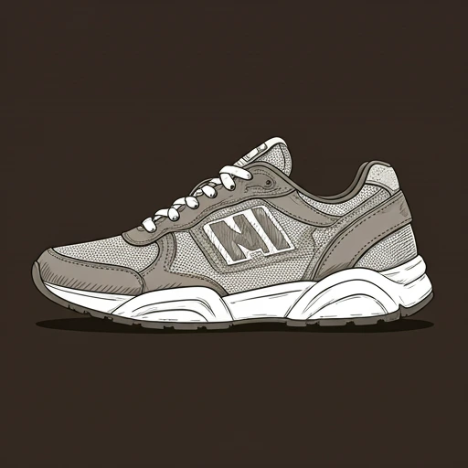 Kinetic Atlas illustrated runner sneaker
